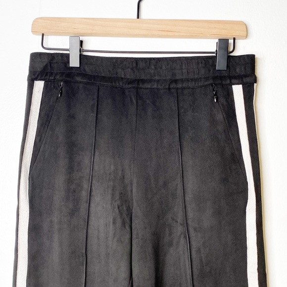 Astars | Lbc Vegan Suede Jogger Track Pants w/ Side Stripes Sz. S - Picture 6 of 12